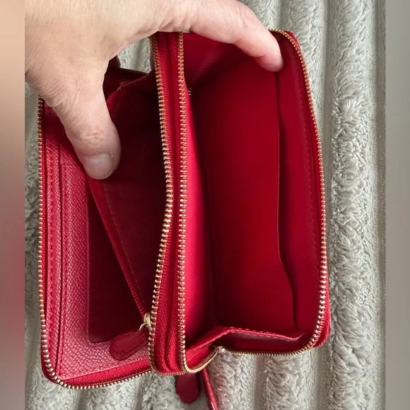 Coach Long Zip Around Wallet in Signature Canvas - Picture 9 of 12